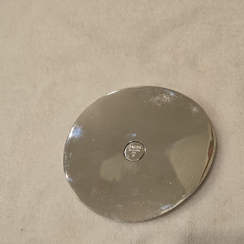 Dansk Silver Plated Desk Sculpture / Paperweight - 4.5" x 4" - RARE